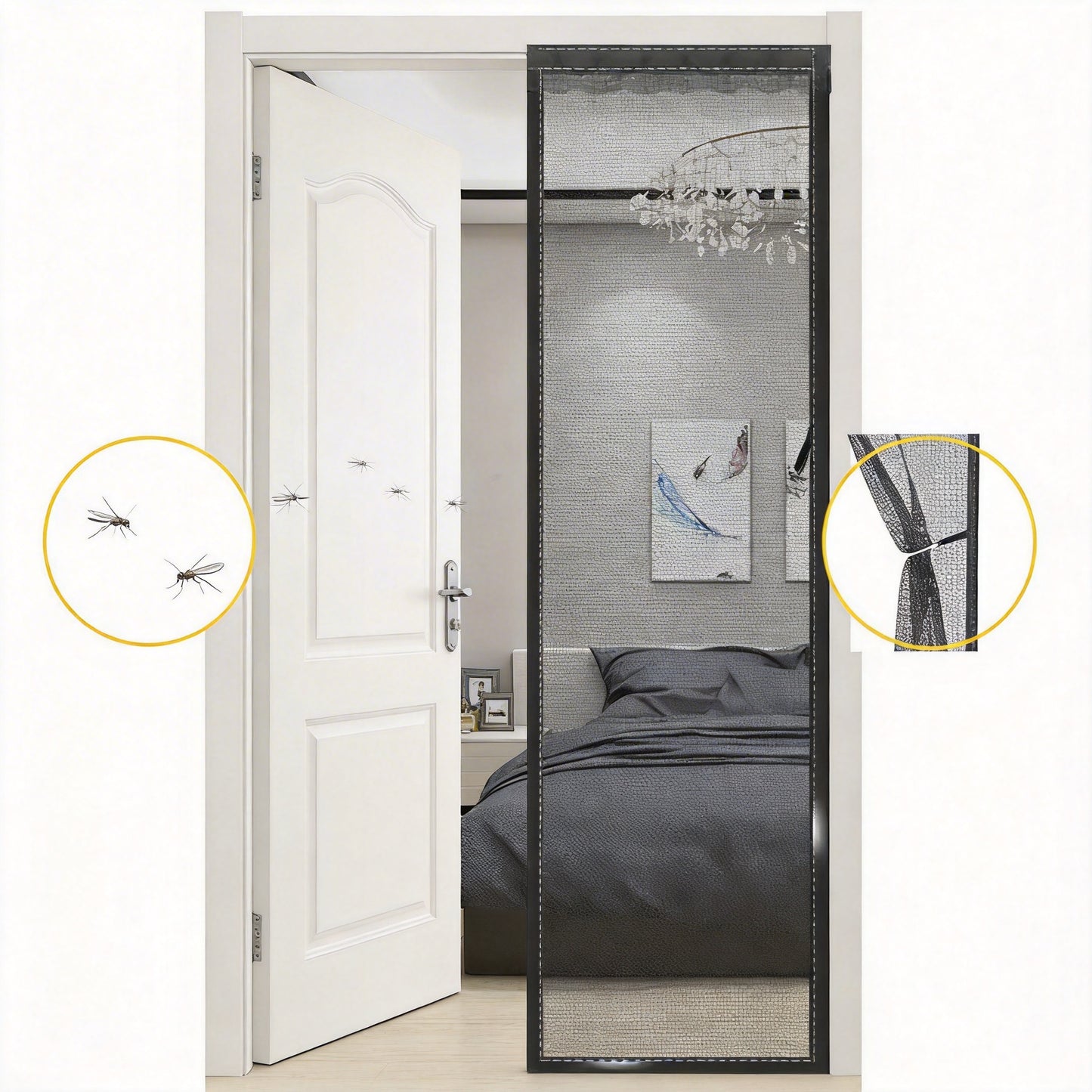 Magnetic Mosquito Net Door