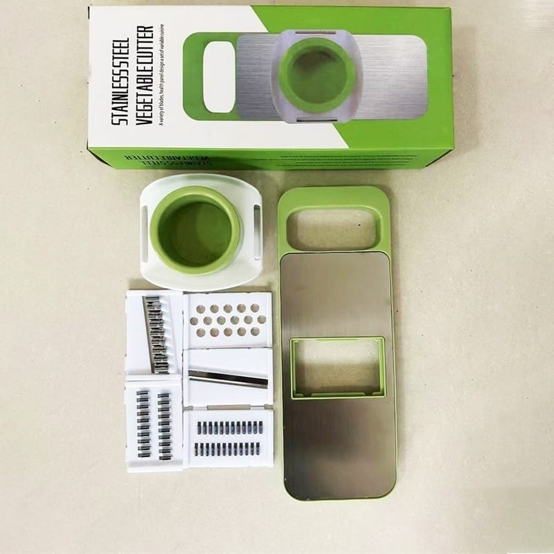 5-in-1 Vegetable Cutter | Multi Blade Slicer, Dicer & Grater