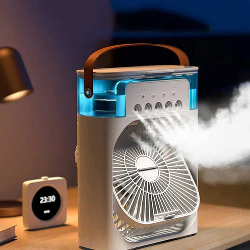 Trending Mini Air Conditioner Fan Premium 3 In 1 Desk Cooling Fan