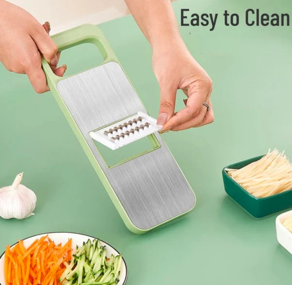 5-in-1 Vegetable Cutter | Multi Blade Slicer, Dicer & Grater