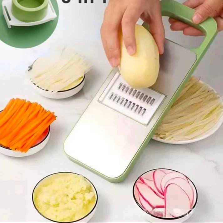 5-in-1 Vegetable Cutter | Multi Blade Slicer, Dicer & Grater