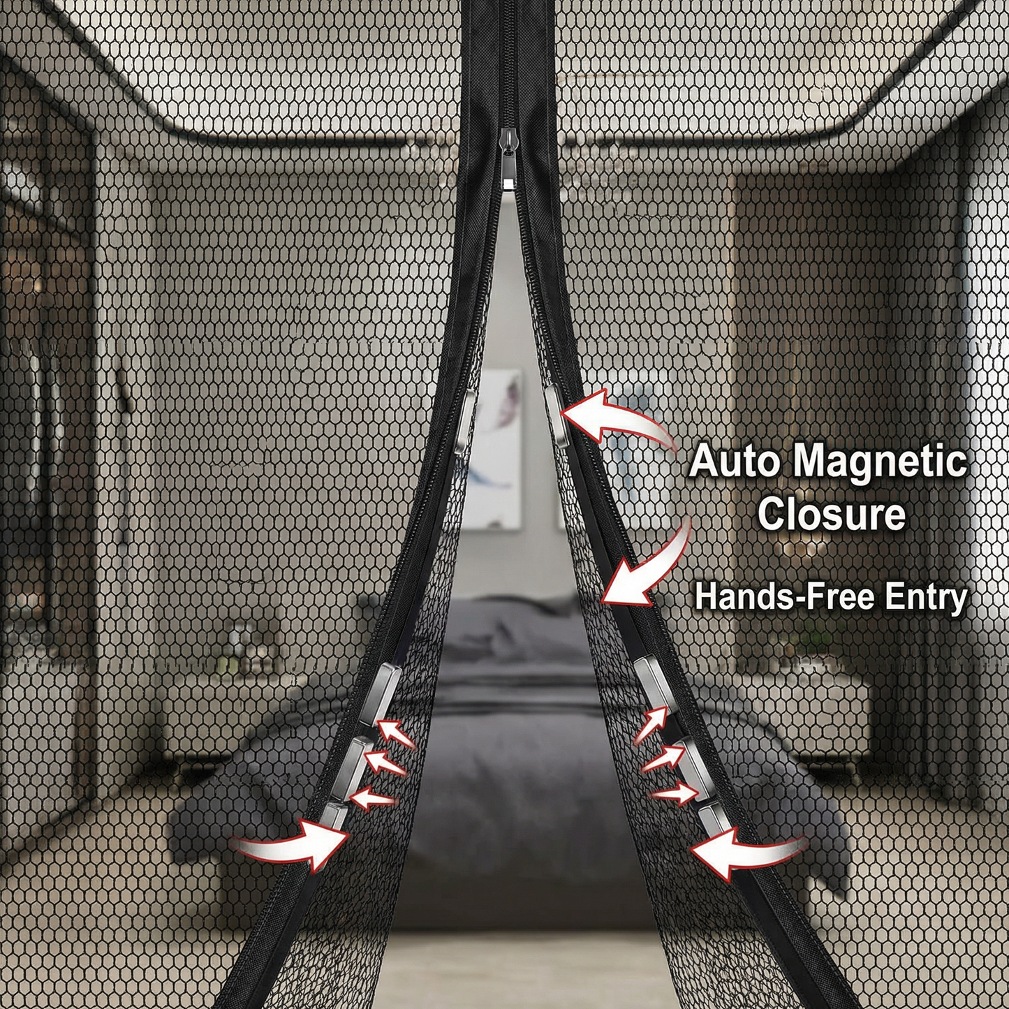 Magnetic Mosquito Net Door