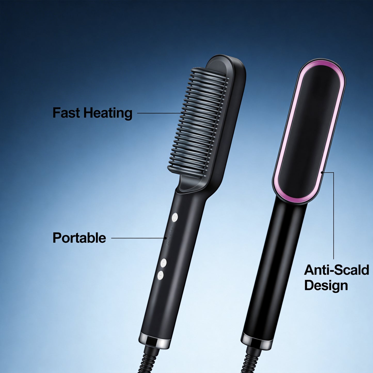 Electric Hair Straightener Comb