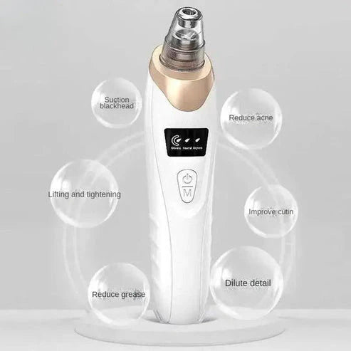 5-in-1 Rechargeable Blackhead Remover | Derma Suction Pore Cleaner