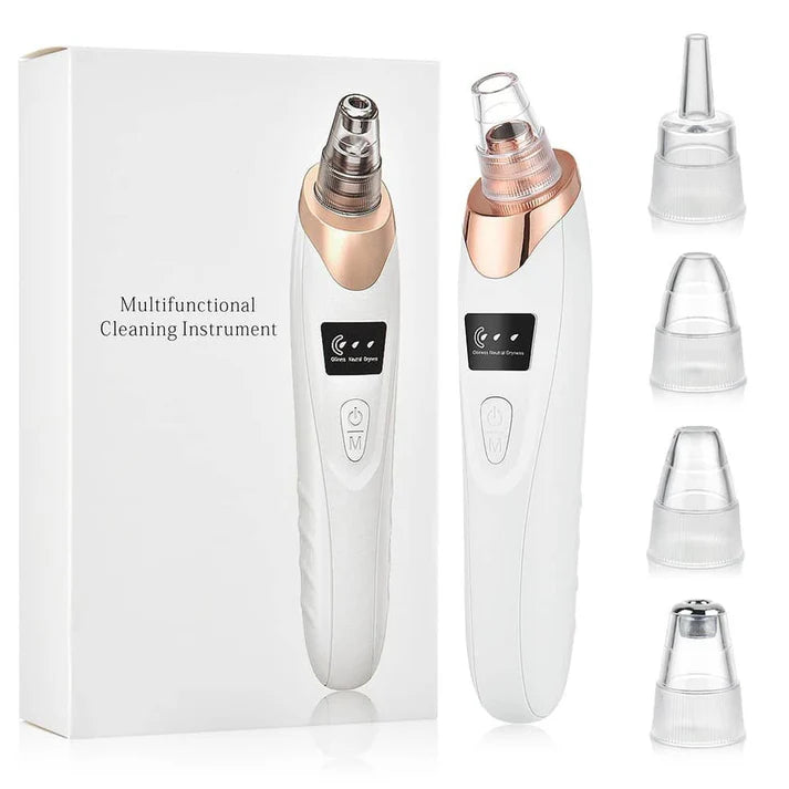 5-in-1 Rechargeable Blackhead Remover | Derma Suction Pore Cleaner