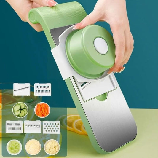 5-in-1 Vegetable Cutter | Multi Blade Slicer, Dicer & Grater